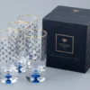 Imperial Porselen 4 YÜKSEK BARDAK SETİ KOBALT AĞ 300 ML