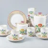 Imperial Porselen KAHVE SETİ HERALDIC MOSKOVA NEHRİ METALİK 2 6/20