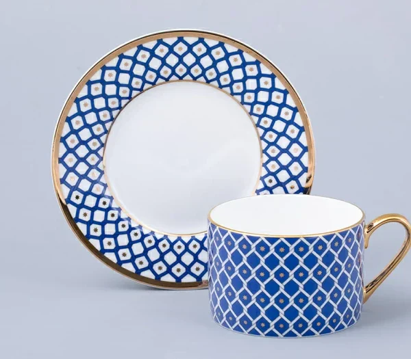 wuambs3a4jywcaj5kdu7ooizy8s9kw8w Imperial Porselen FİNCAN VE TABAK 250 ML, IDYLL INDIGO 2 KH1