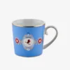 Pip Studio Love Birds Mavi Madalyon Desenli  Küçük Mug 150 ml