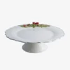 Bordallo Pinheiro Garland Beyaz Kek Standı 35,5 cm