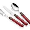 RIVADOSSI Classic Bordo 24 Parça Çatal Bıçak Set