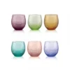 I.V.V MULTICOLOR 6LI SET SU BARDAĞI 25 CL RENKLİ