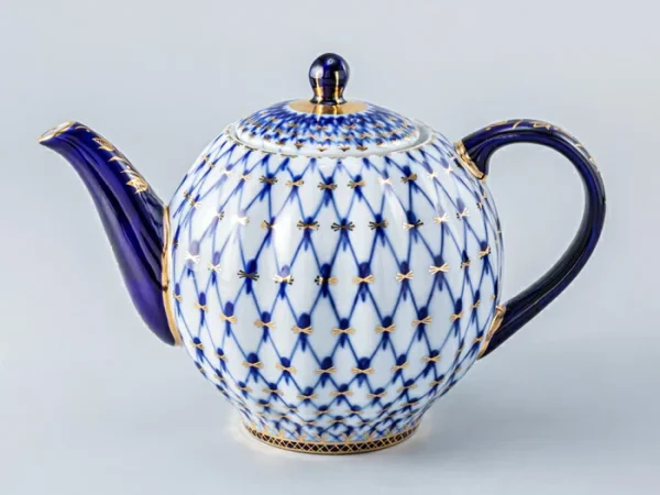 Imperial Porselen Şekerlik Lale Cobalt Ağ